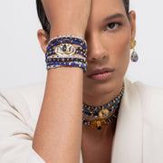 Golden Bloom Drop Earrings