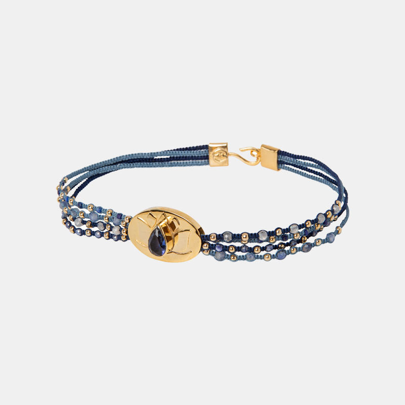 Blue Lotus Flower Choker