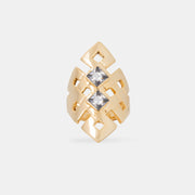 Curved Endless Knot Ring