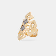 Curved Endless Knot Ring