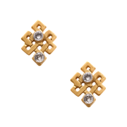 Mini Endless Knot Stud Earrings