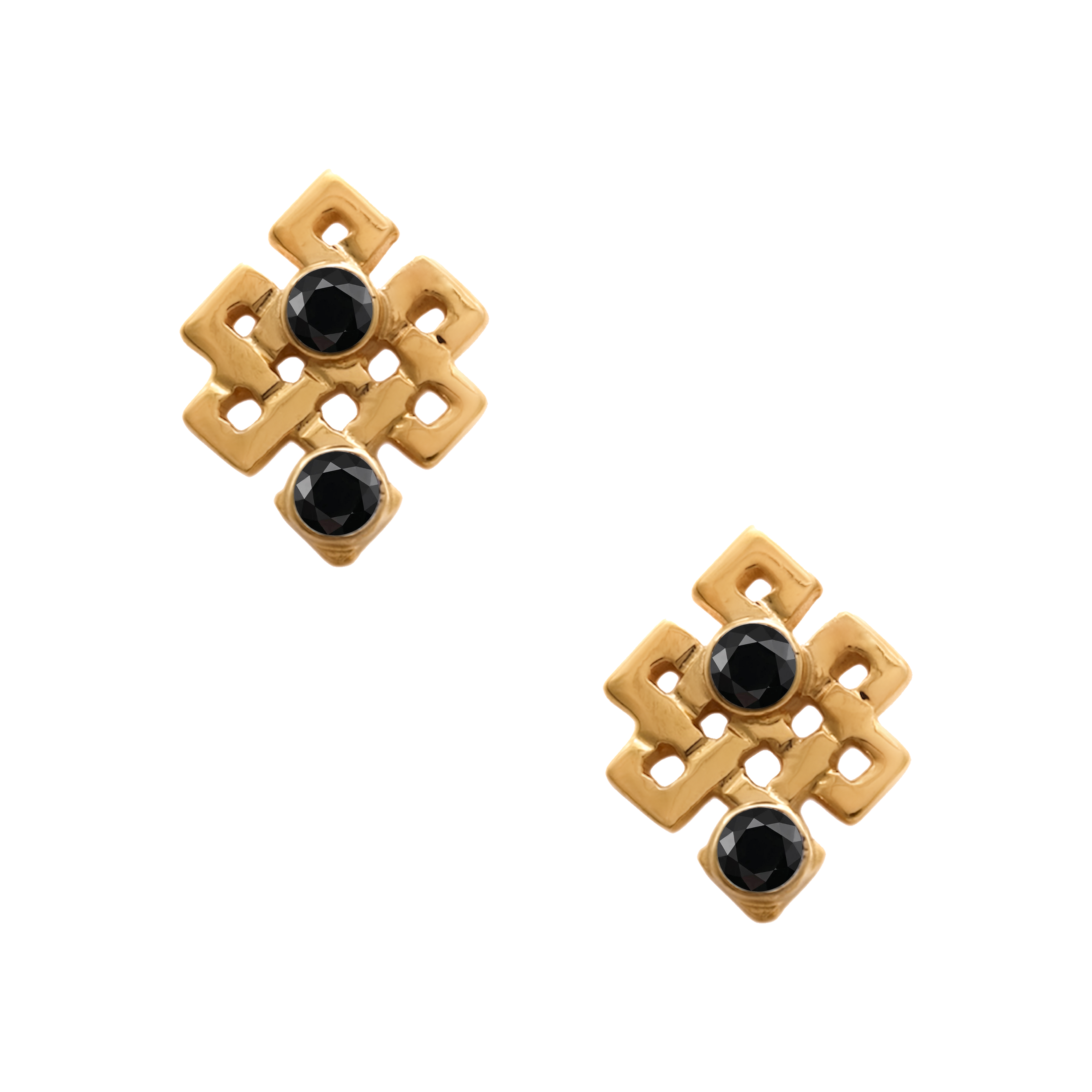 Mini Endless Knot Stud Earrings