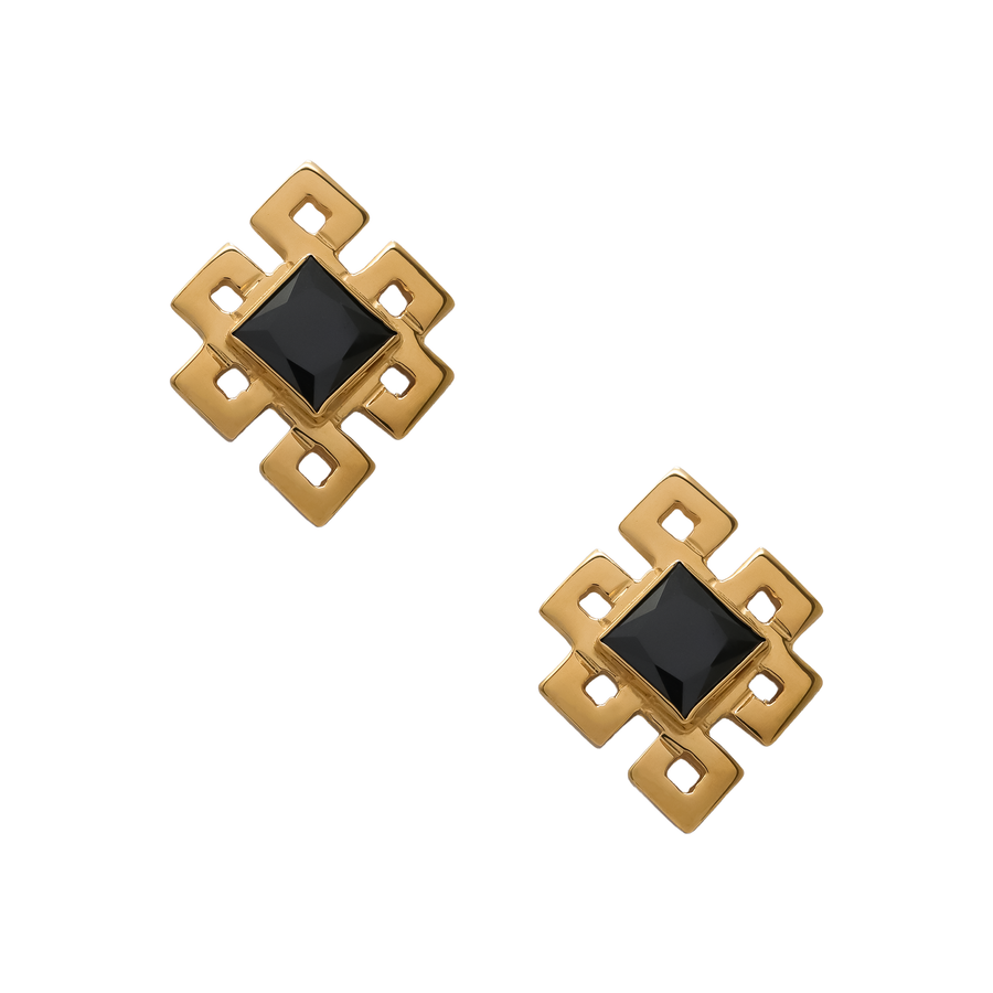Endless Knot Stud Earrings