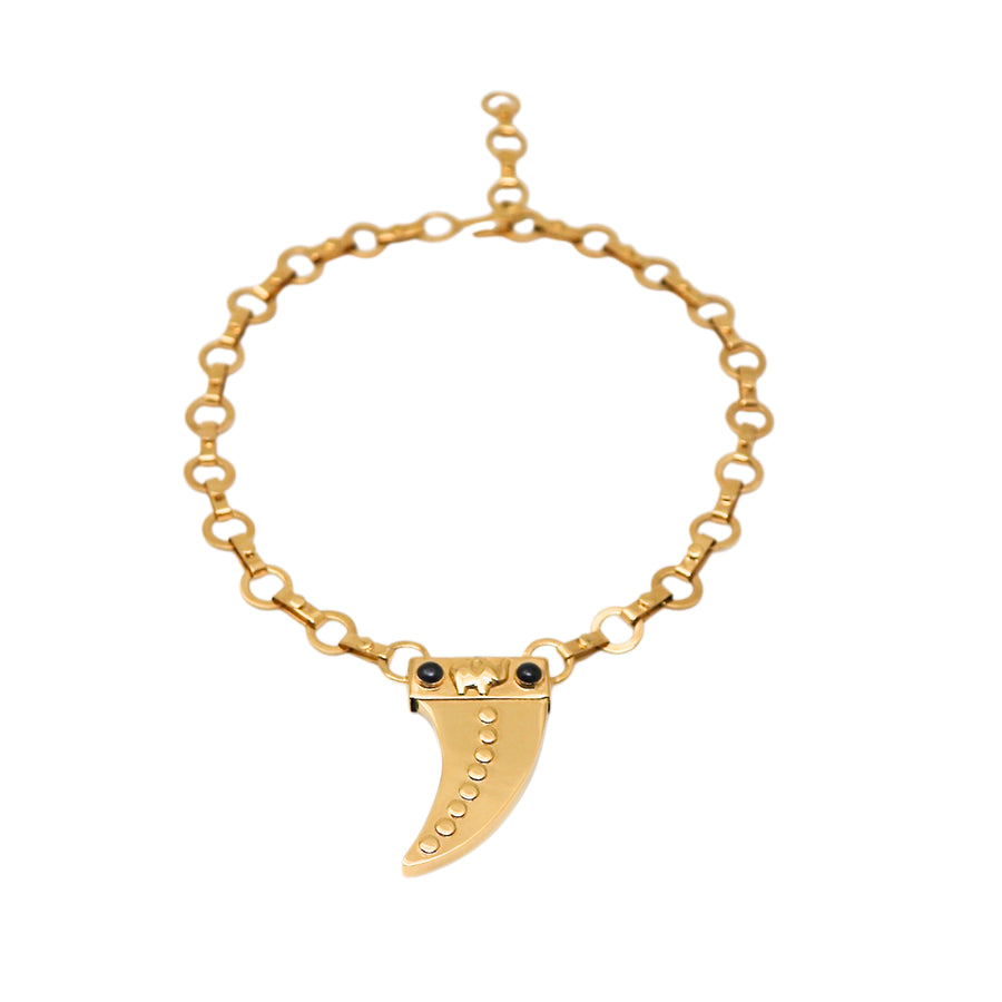 Gold Majestic Curve Necklace