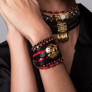 Leather Solar Core Bracelet