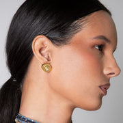 Golden Bloom Stud Earrings