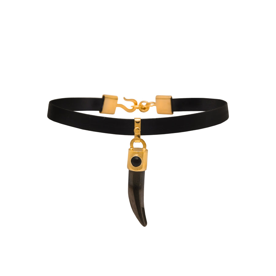 Majestic Curve Hematite Choker