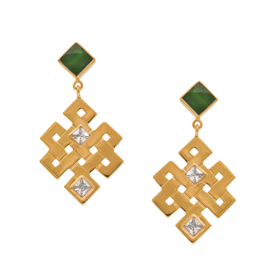 Maxi Endless Knot Earrings