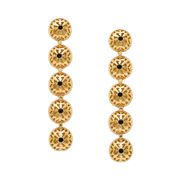 Solar Core Extended Earrings W/Stone