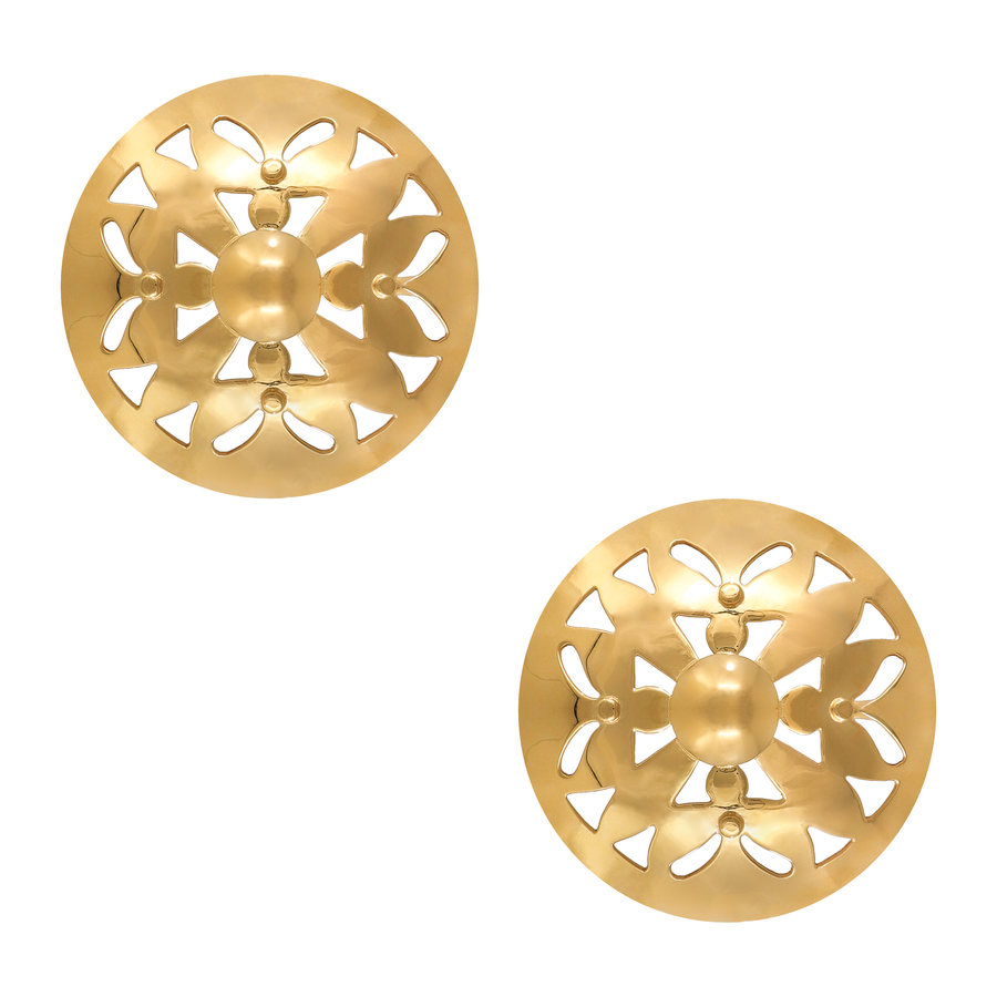 Solar Core Maxi Stud Earrings